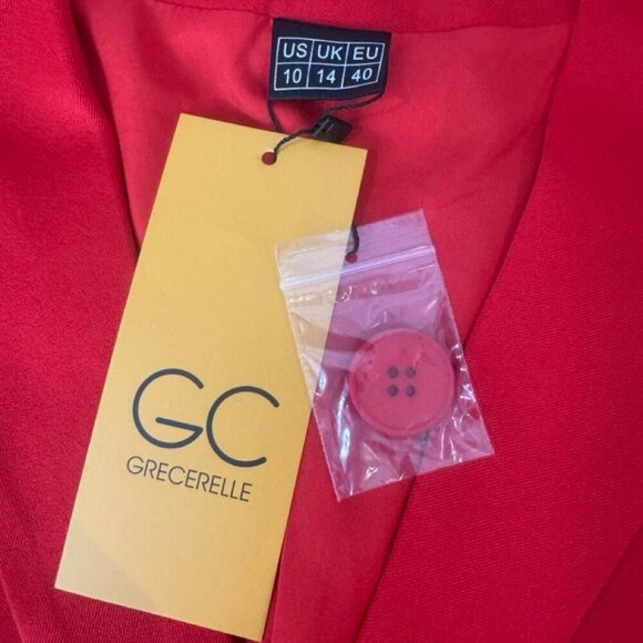 GRECERELLE Blazers for Women Lightweight Suit Jackets 3/4 Sleeve Casual … - Picture 12 of 13